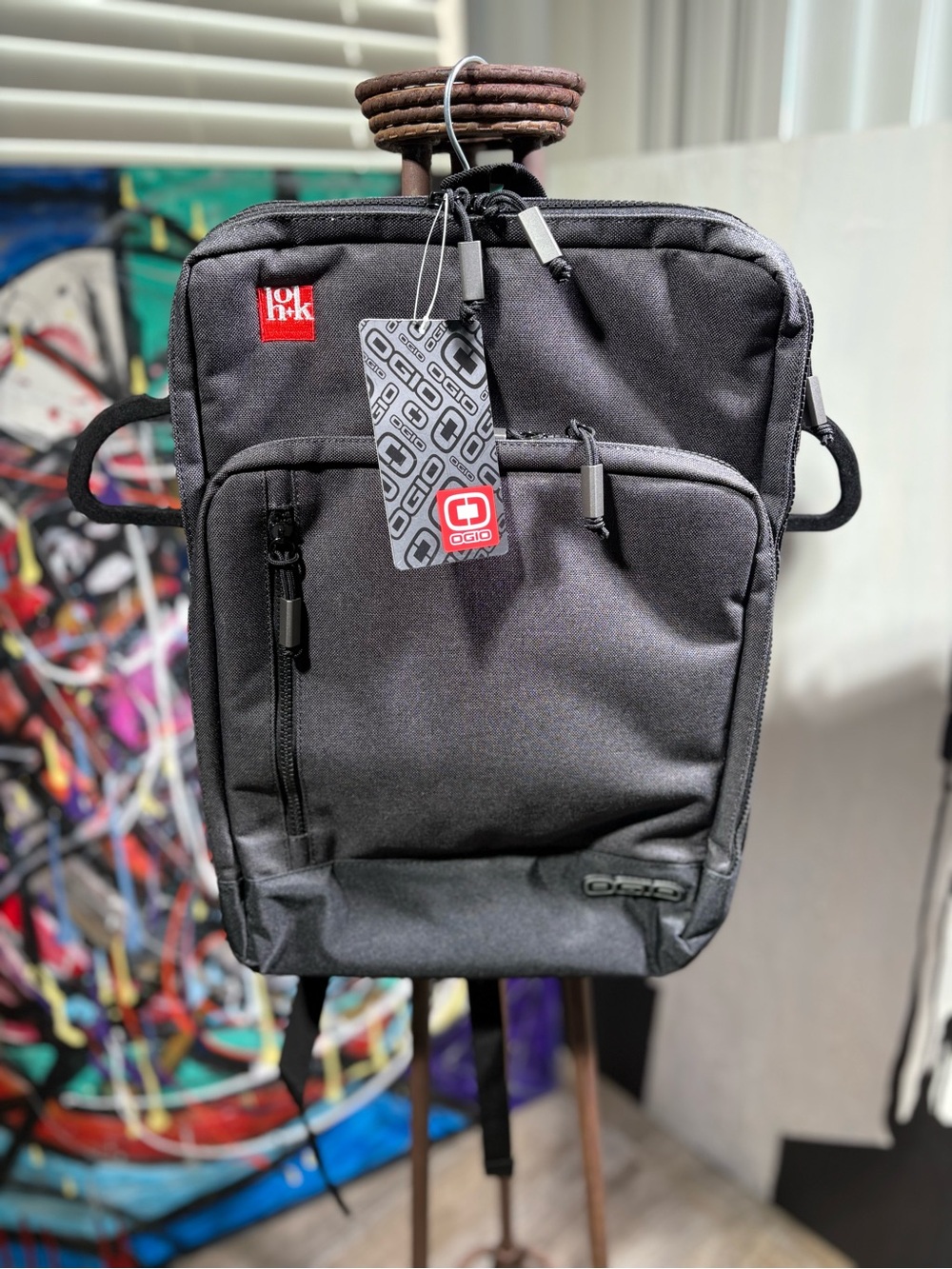 OGIO Sly Pack Black Compact Vertical Backpack - Organized Everyday Pack